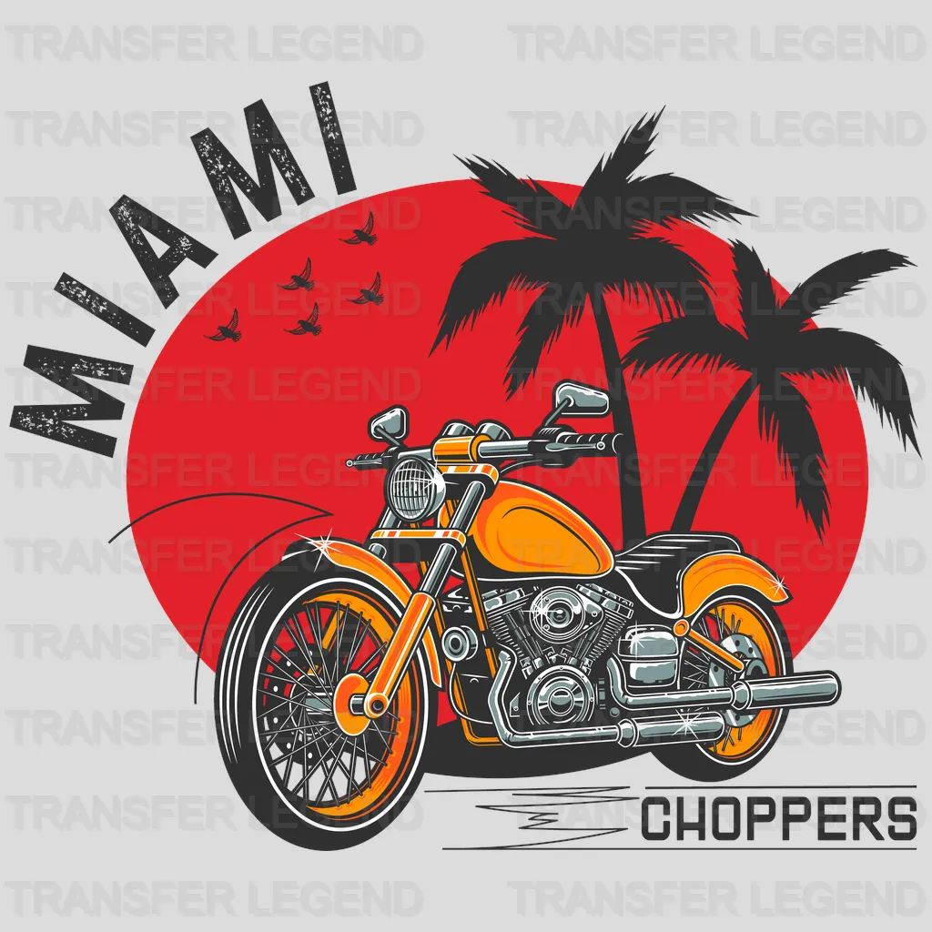 Miami Choppers - Motocycle Design DTF Heat Transfer - transferlegend