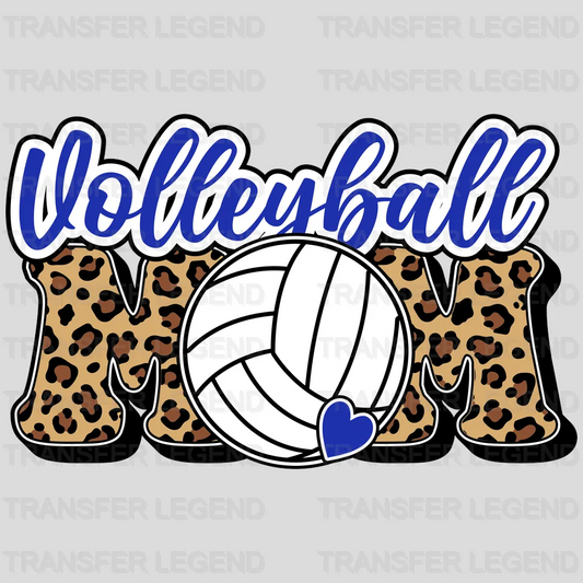 Volleyball Mom Leopard DTF Transfer - transferlegend