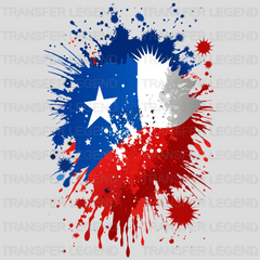 Chile Flag Design - DTF Heat Transfer - transferlegend