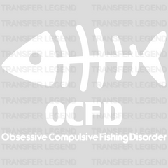 Fishing Disorder - Fish Design DTF Heat Transfer - transferlegend