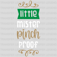 Little Mister Pinch Proof St. Patrick's Day Design - DTF heat transfer - transferlegend