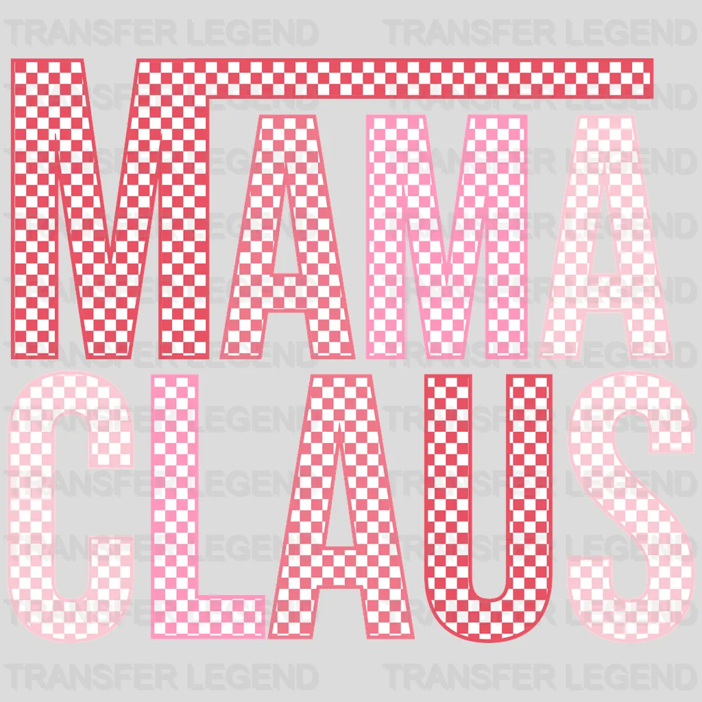 MAMA CLAUS Christmas Design - DTF heat transfer - transferlegend