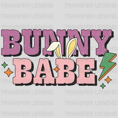 Bunny Babe Easter Design - DTF heat transfer - transferlegend