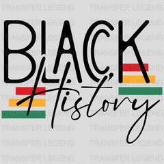 Black History - BLM design DTF heat transfer - transferlegend