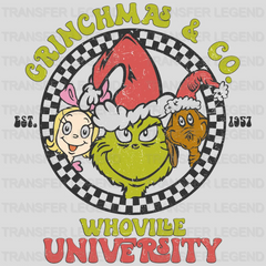 GRINCHMAS WHOVILLE UNIVERSITY Christmas Design - DTF heat transfer - transferlegend