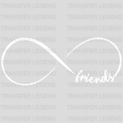 Best Friends Infinity Symbol design- DTF heat transfer - transferlegend