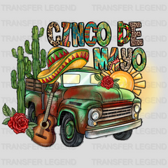 Cinco De Mayo Truck - Cinco De Mayo DTF heat transfer - transferlegend