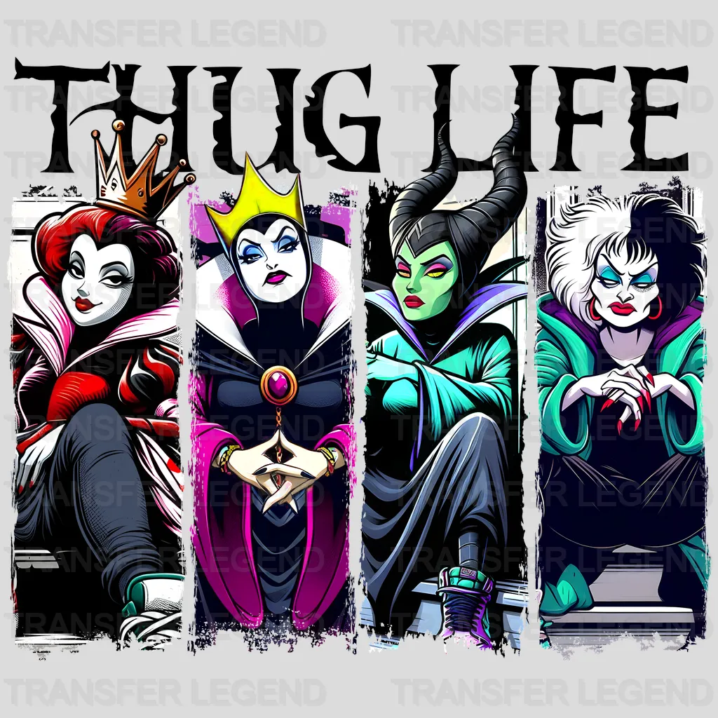 THUG LIFE  Disney Designs - DTF Heat Transfers