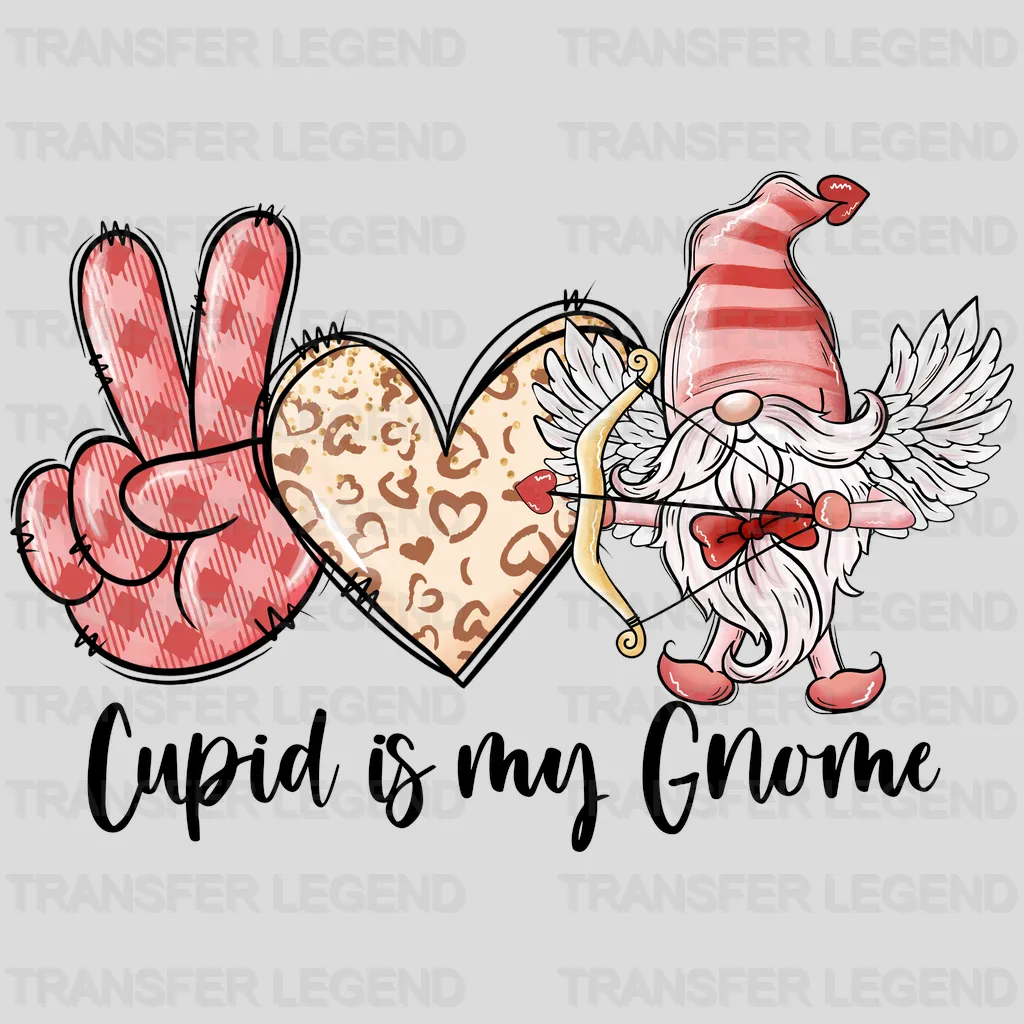 CUPID IS MY GNOME - DTF heat transfer - transferlegend