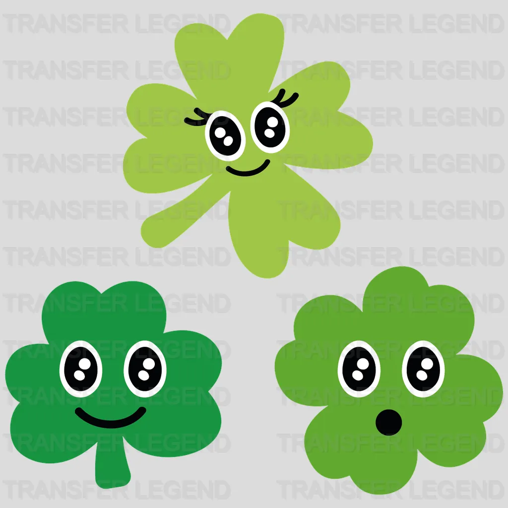 Cutests Clovers St. Patrick's Day Design - DTF heat transfer - transferlegend