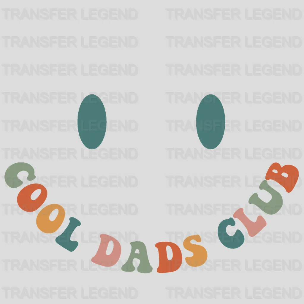 Cool Dads Club Design - DTF heat transfer - transferlegend