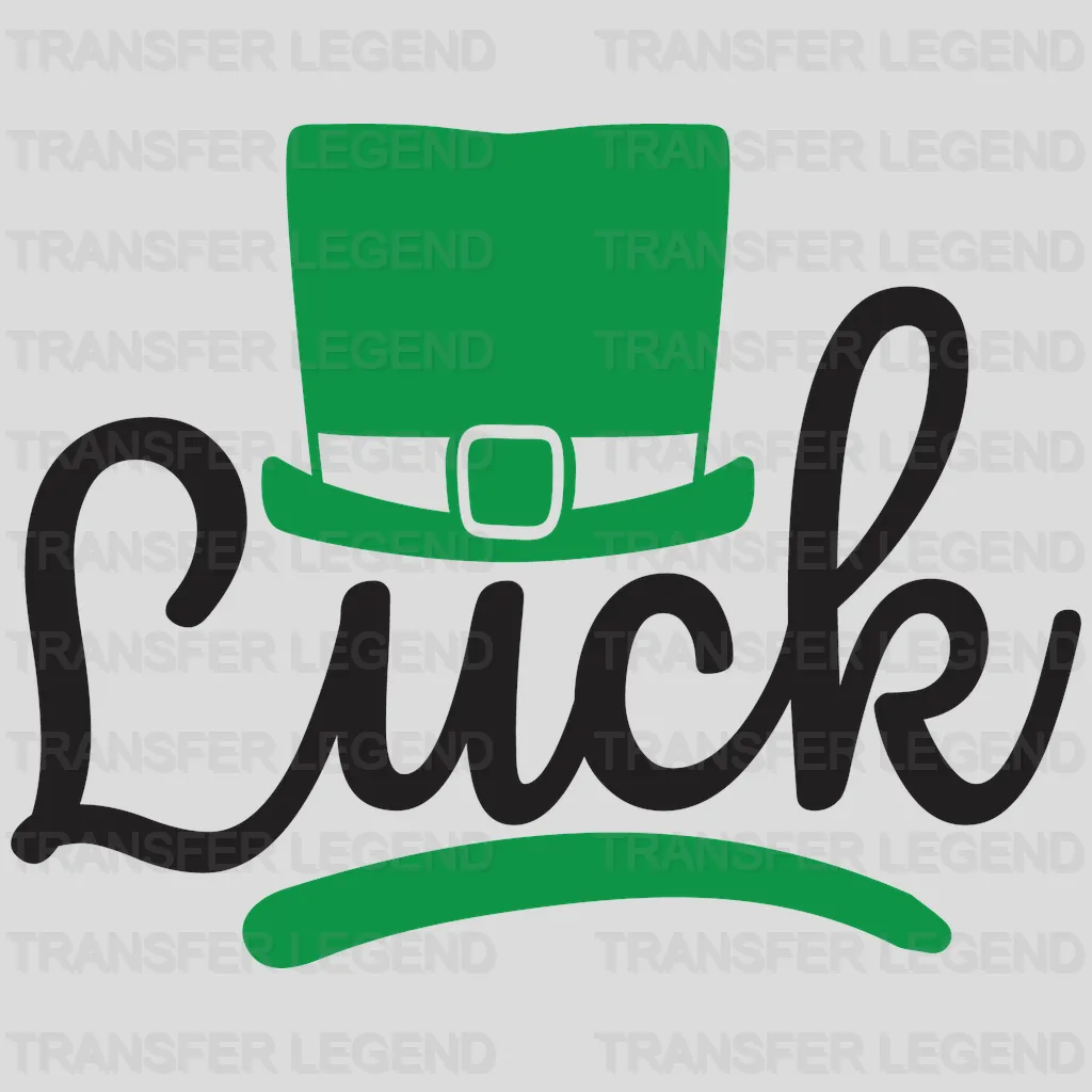 Luck St. Patrick's Day Design - DTF heat transfer - transferlegend