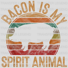 Bacon Is My Spirit Animal Design - DTF heat transfer - transferlegend