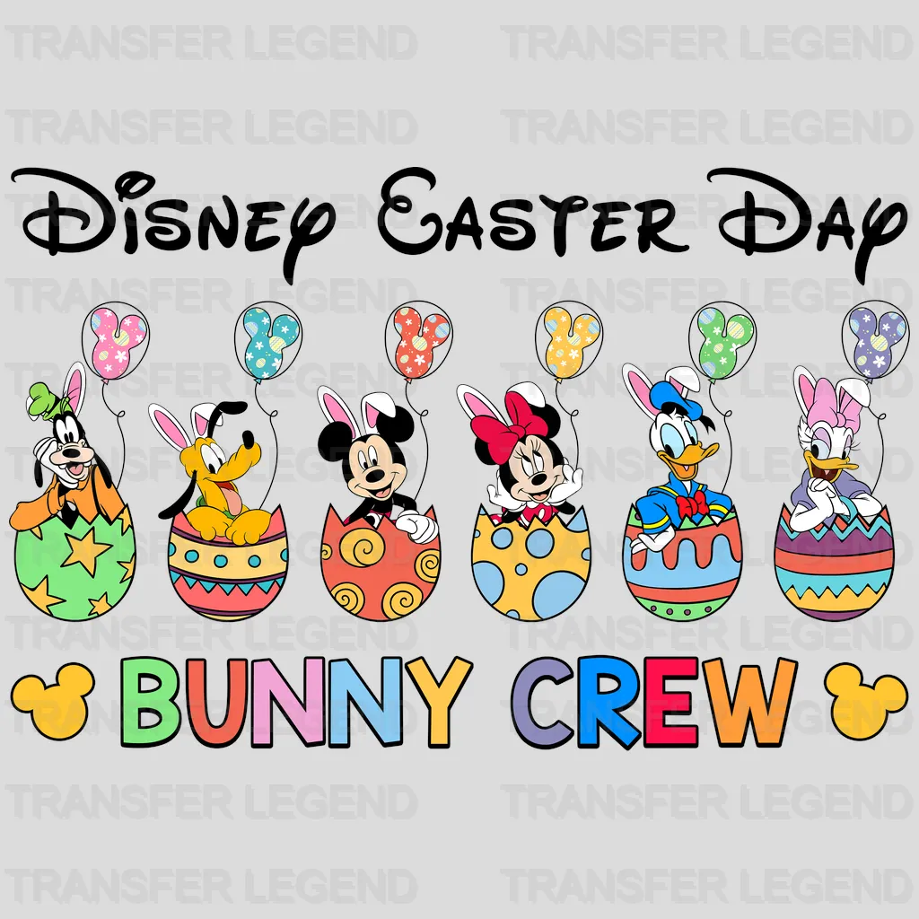 Disney Easter Day Bunny Crew Design- DTF heat transfer - transferlegend