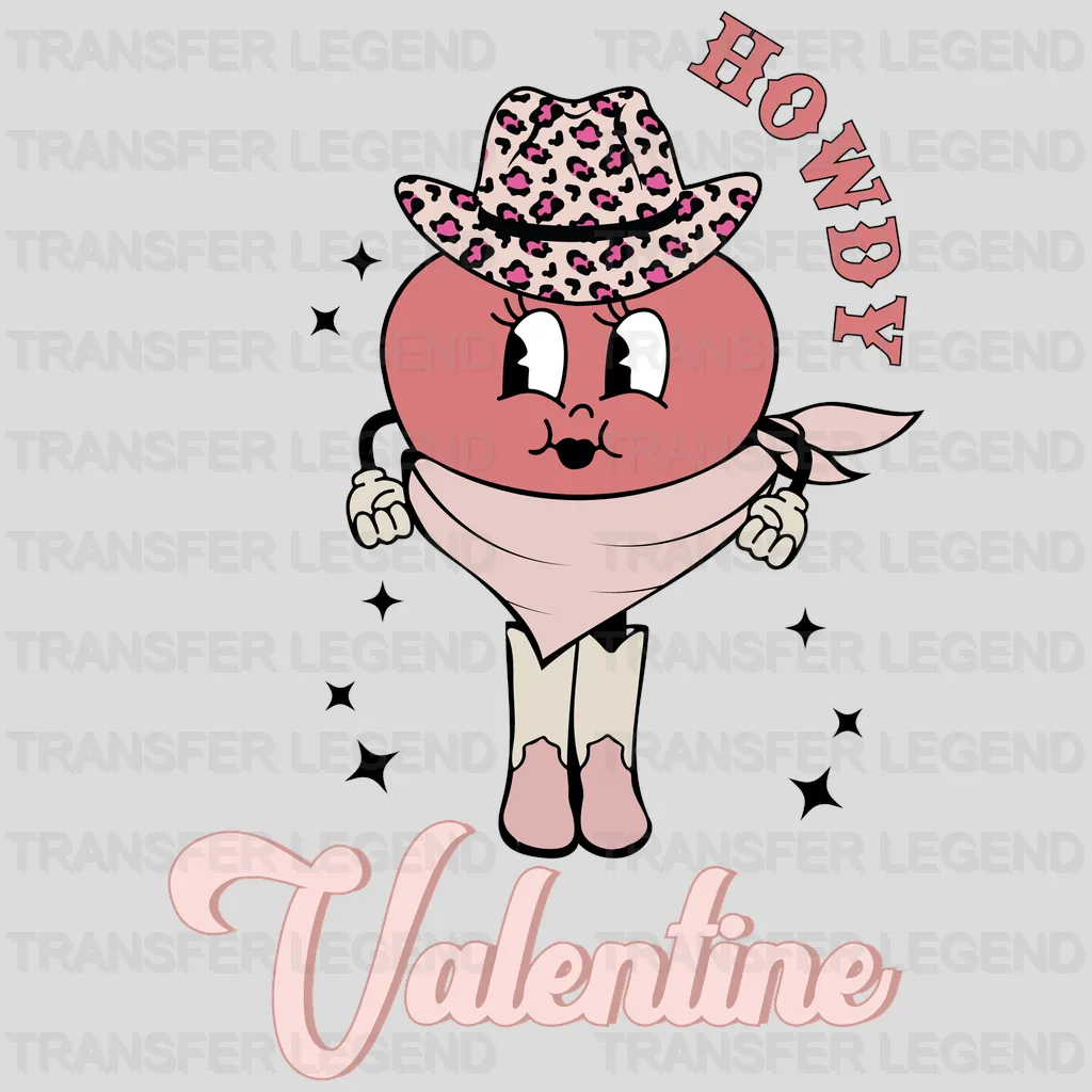 HOWDY VALENTINE RODEO - DTF heat transfer - transferlegend