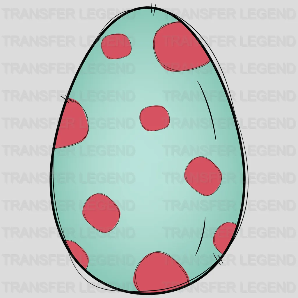 Egg Easter Design - DTF heat transfer - transferlegend