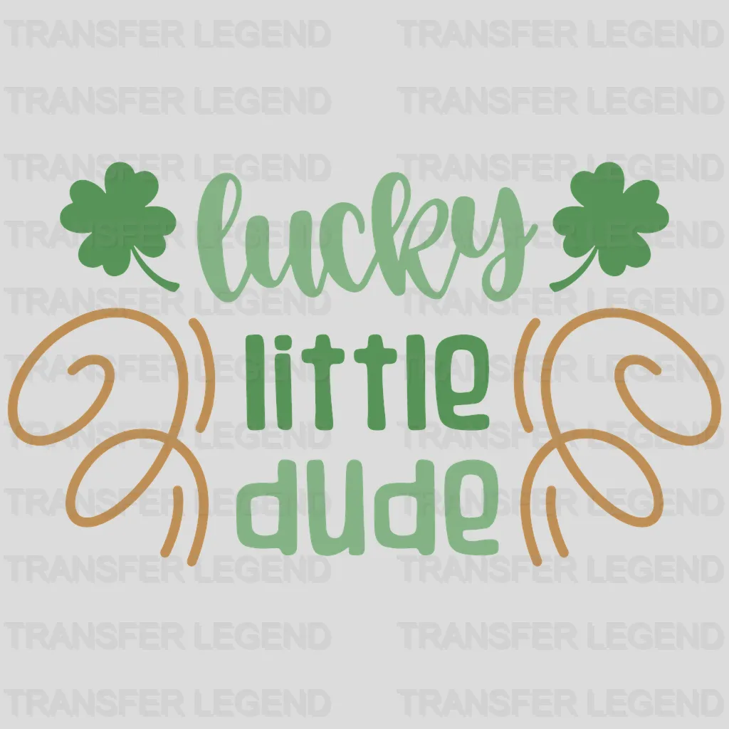 Lucky Little Dude St. Patrick's Day Design - DTF heat transfer - transferlegend