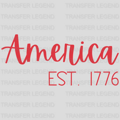 America EST 1776 DTF Transfer - transferlegend