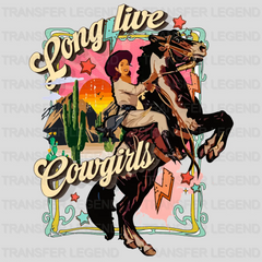 Long Live Cowgirls - Rodeo Houston DTF Transfer - transferlegend