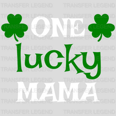 One Lucky Mama St. Patrick's Day Design - DTF heat transfer - transferlegend