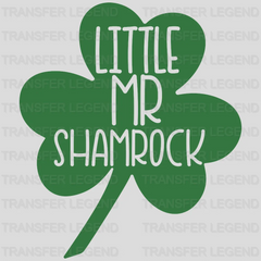 Little MR Shamrock Back St. Patrick's Day Design - DTF heat transfer - transferlegend