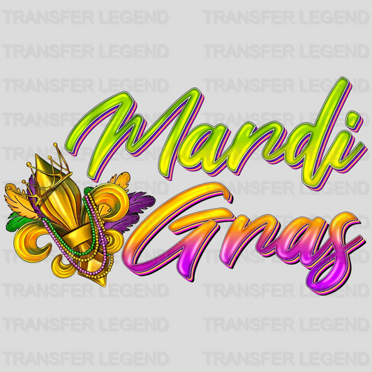 Mardi Gras Design- Mardi Gras DTF heat transfer - transferlegend