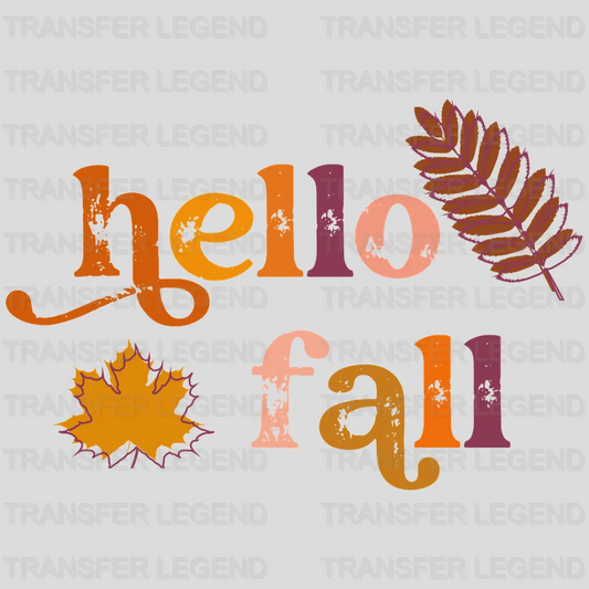 Hello Fall Design - DTF heat transfer - transferlegend