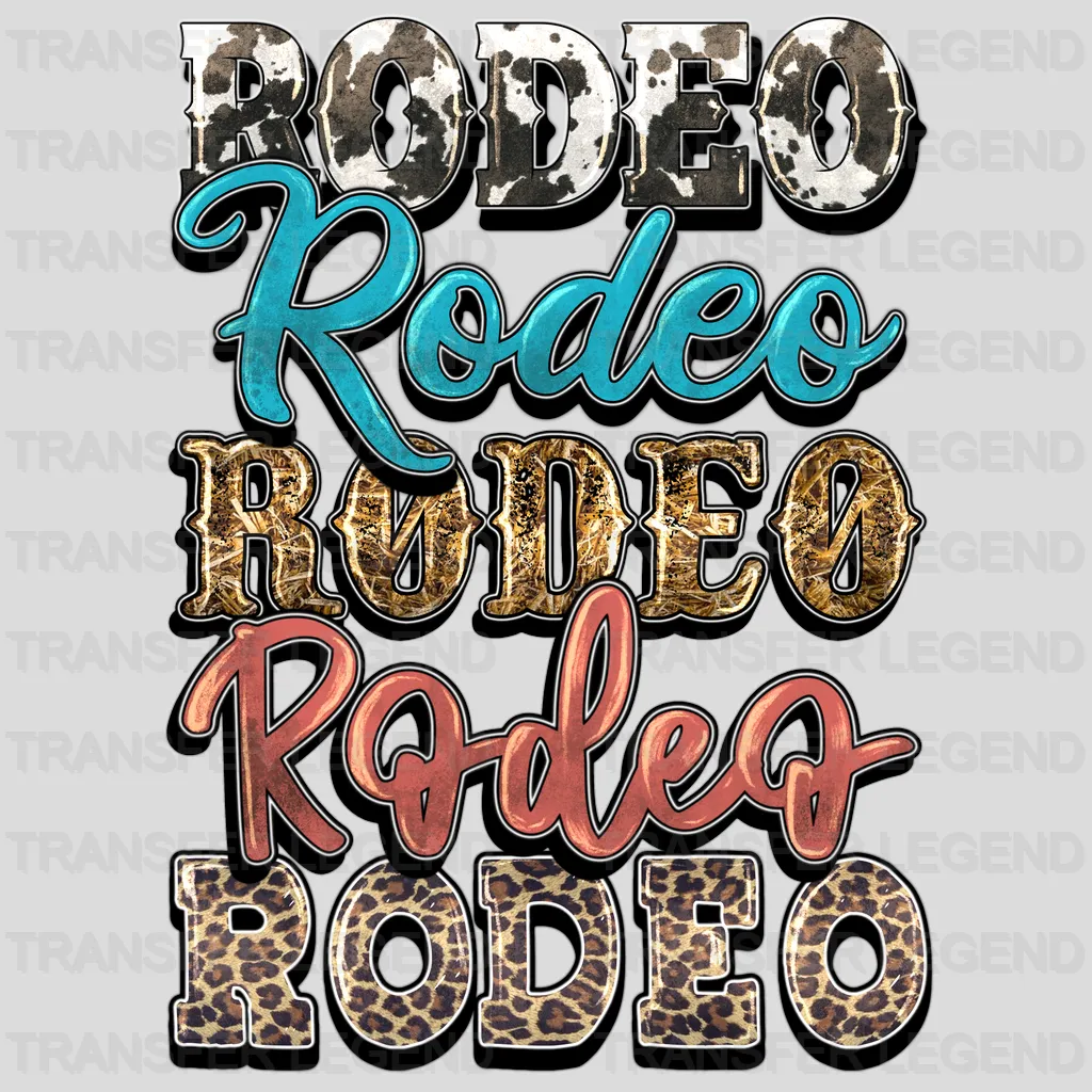 Rodeo Rodeo Rodeo - Rodeo Houston DTF Transfer - transferlegend