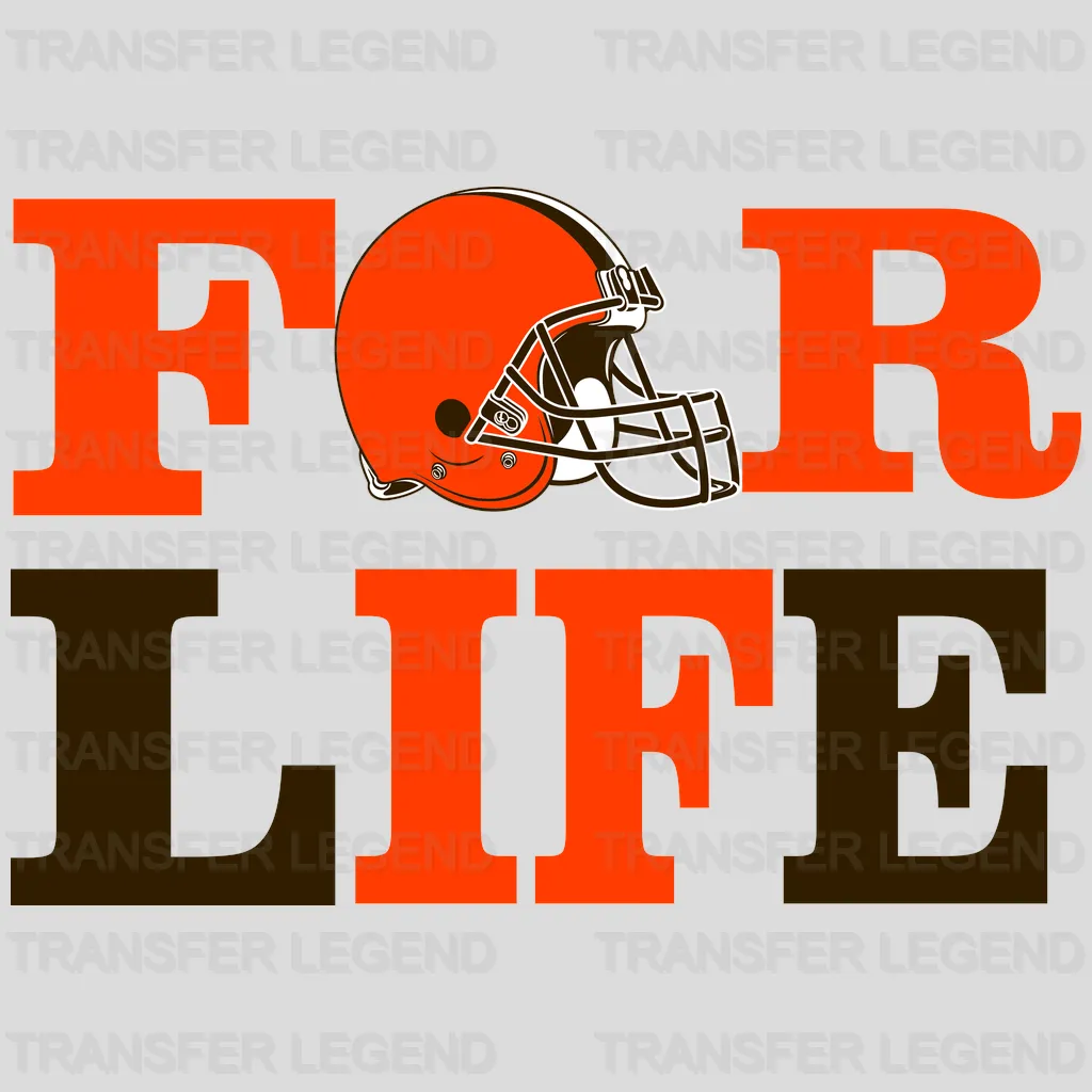 Cleveland Browns Thumbs‑Up Love Emblem NFL Design - DTF Heat Transfer