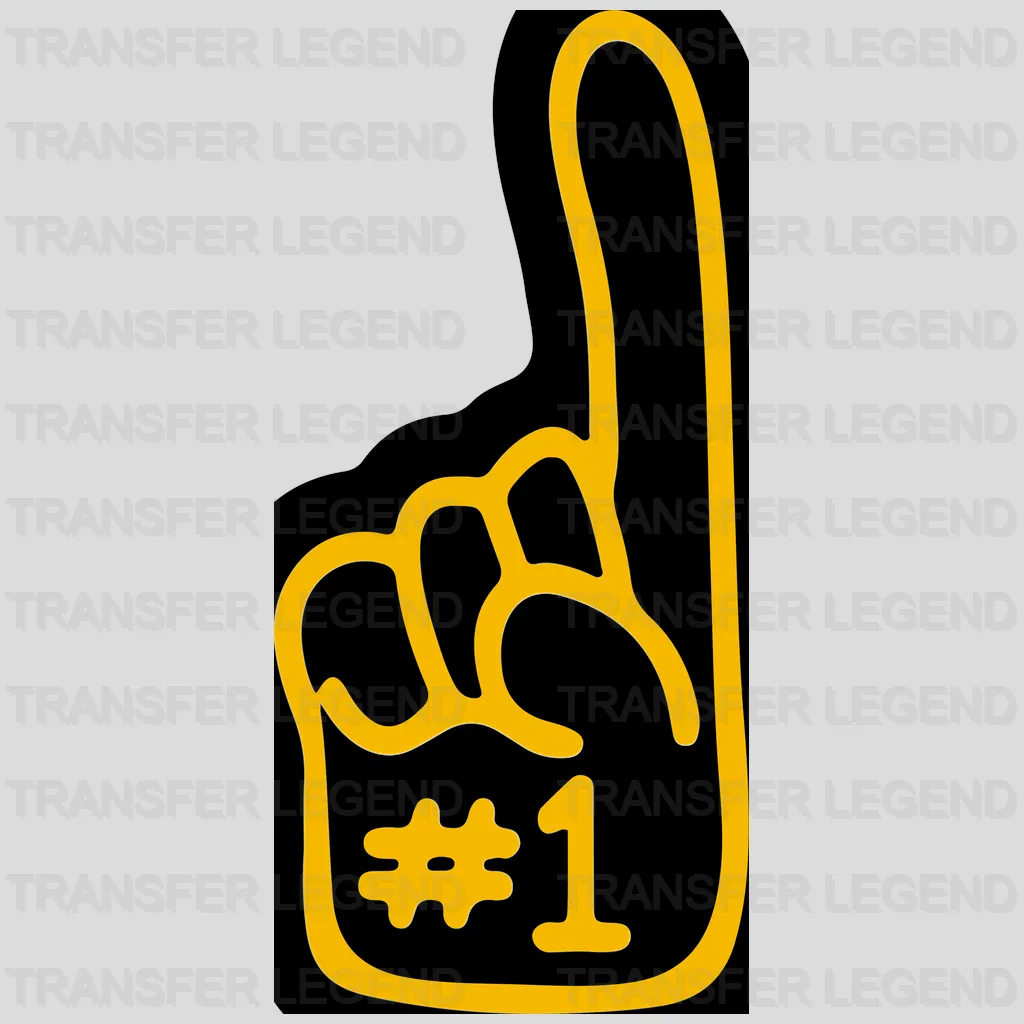 Pittsburgh Steelers fingerprint heart pattern with star logo, NFL design - DTF Heat Transfer