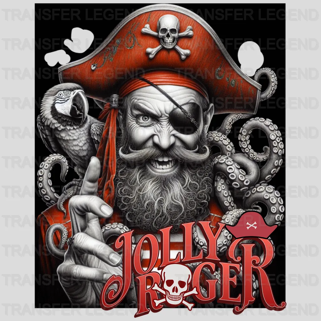 Jolly Roger Streetwear Design - DTF Heat Transfer - transferlegend