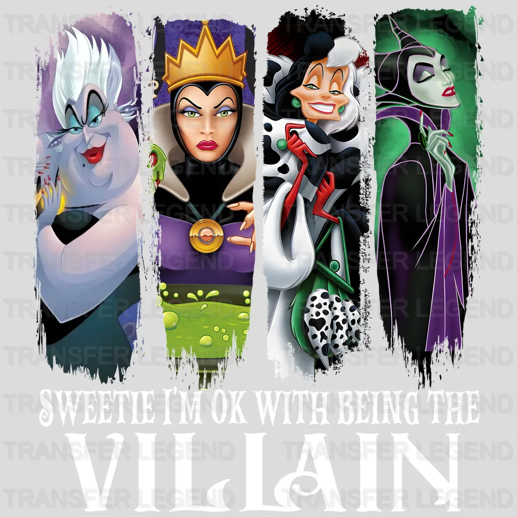 Who Is A Villain  Disney Designs - DTF Heat Transfers