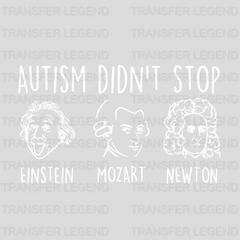 Autism Didn't Stop Autism Awareness Design - DTF heat transfer - transferlegend