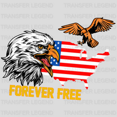 Forever Free - Patriot Design DTF Heat Transfer - transferlegend