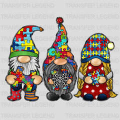 Gnomies Autism Awareness Design - transferlegend