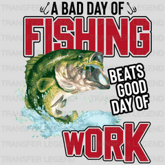 A Bad Day Of Fishing - Fish Design DTF Heat Transfer - transferlegend