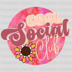 Cool Social Club - Mothers Day - Funny Mom - Design - DTF heat transfer - transferlegend