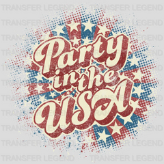 Party In The USA Sunflower DTF Transfer - transferlegend