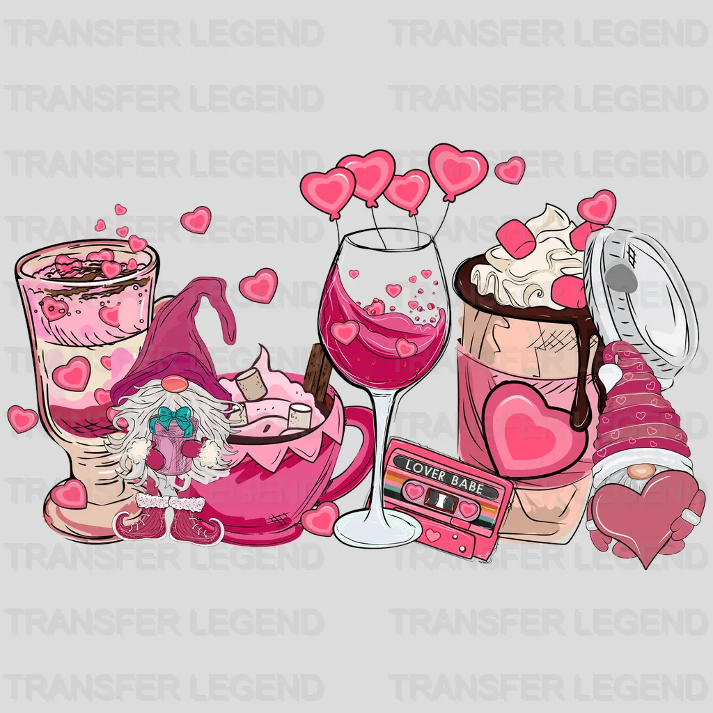 VALENTINES DAY DRINKS - DTF heat transfer - transferlegend