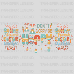 Don't Worry Be Hoppy Easter UV DTF Transfer Cup Wrap UV DTF Sticker - transferlegend