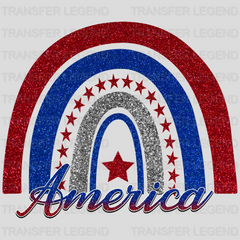 America Rainbow DTF Transfer - transferlegend