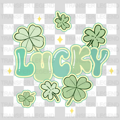 Lucky St. Patricks Day Design - DTF heat transfer - transferlegend