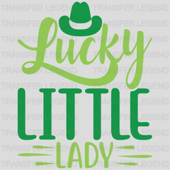 Lucky Little Lady St. Patrick's Day Design - DTF heat transfer - transferlegend