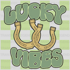 Lucky Vibes St. Patrick's Day Design - DTF heat transfer - transferlegend