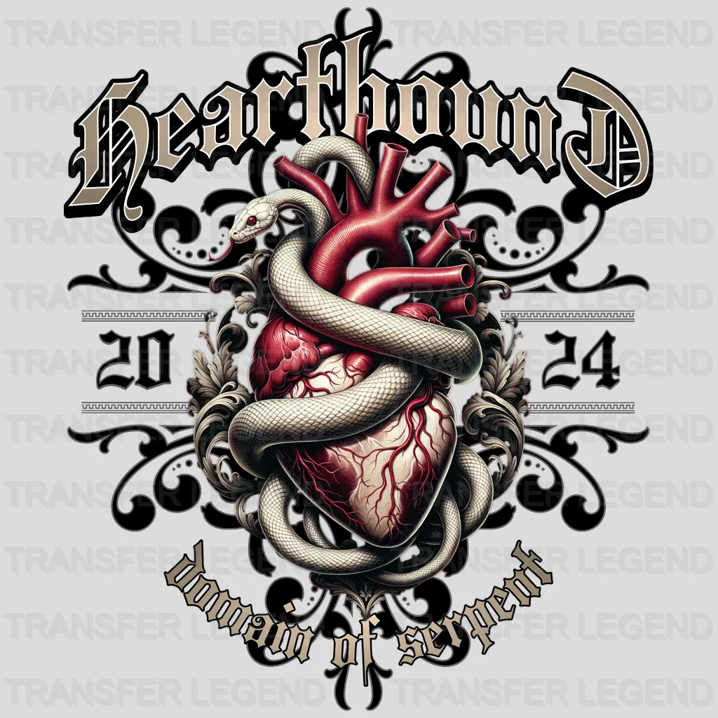 Heart Hound Streetwear Design - DTF Heat Transfer - transferlegend