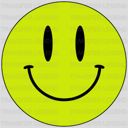 Smiley Face - Retro Summer - Good Vibes - Retro Smiley - Aesthetic Retro Design - DTF heat transfer - transferlegend