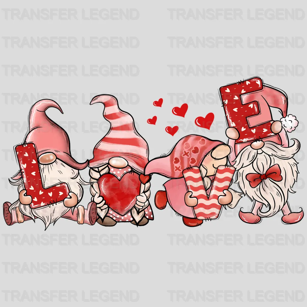 LOVE MY GNOMIES - DTF heat transfer - transferlegend