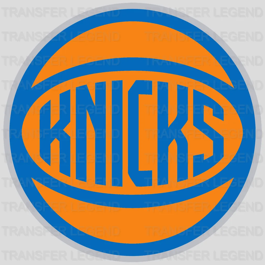 New York Knicks Classic Basketball Badge NBA Design - DTF Heat Transfer