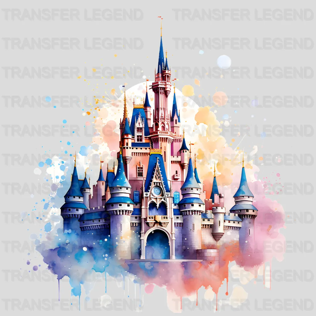 DISNEY CASTLE Design - DTF heat transfer - transferlegend