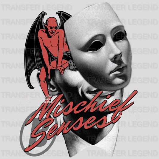 Mischief Senses Streetwear Design - DTF Heat Transfer - transferlegend
